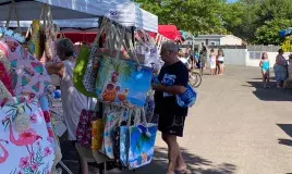 mini marché au camping Le Pipiou