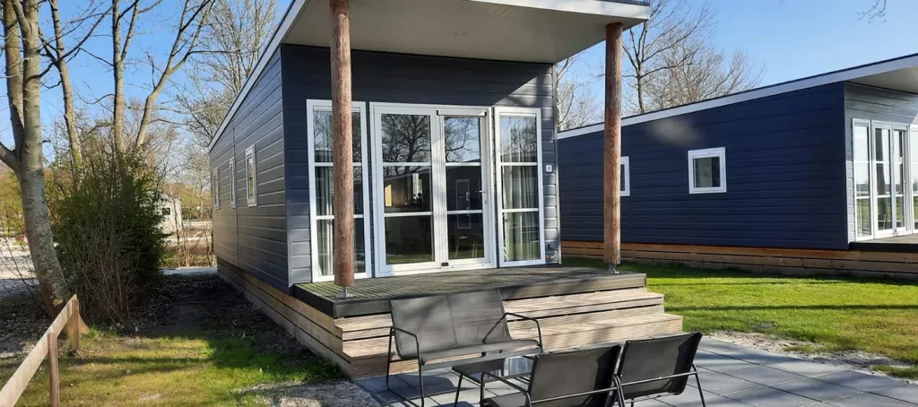 Mobil home camping de Lauwersoog aux Pays-Bas